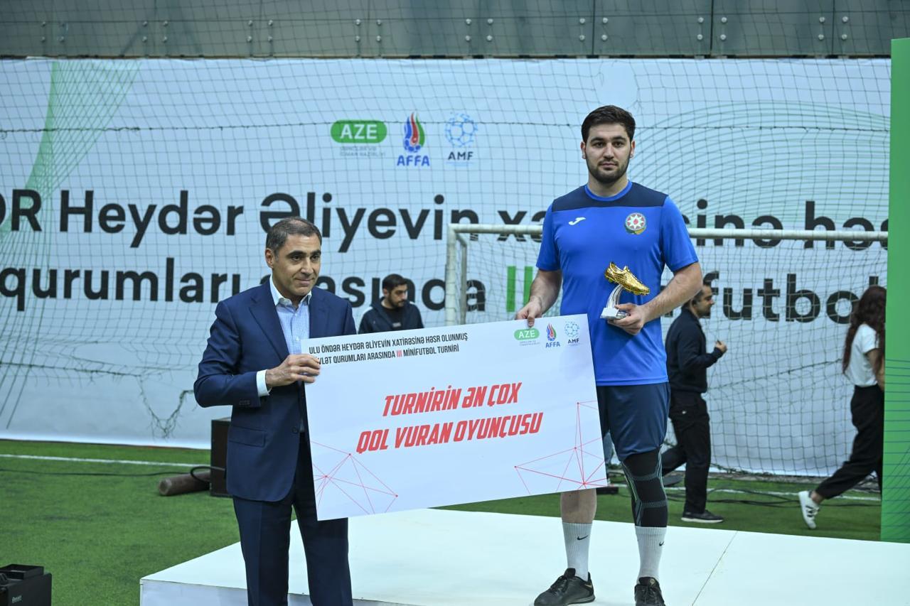 III minifutbol turnirinə yekun vuruldu&nbsp;
