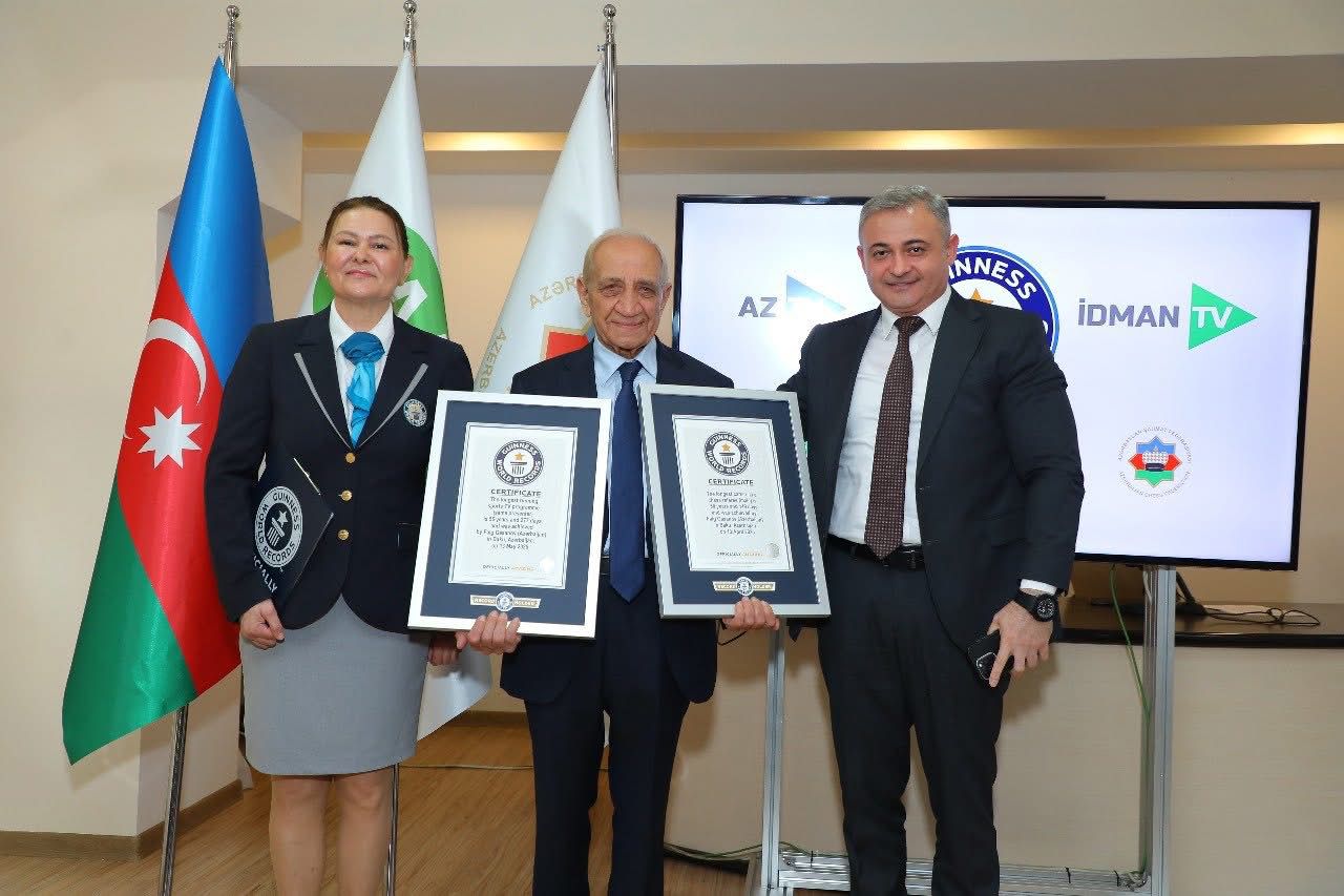 Faiq Həsənov ikinci dəfə rekord müəllifi oldu