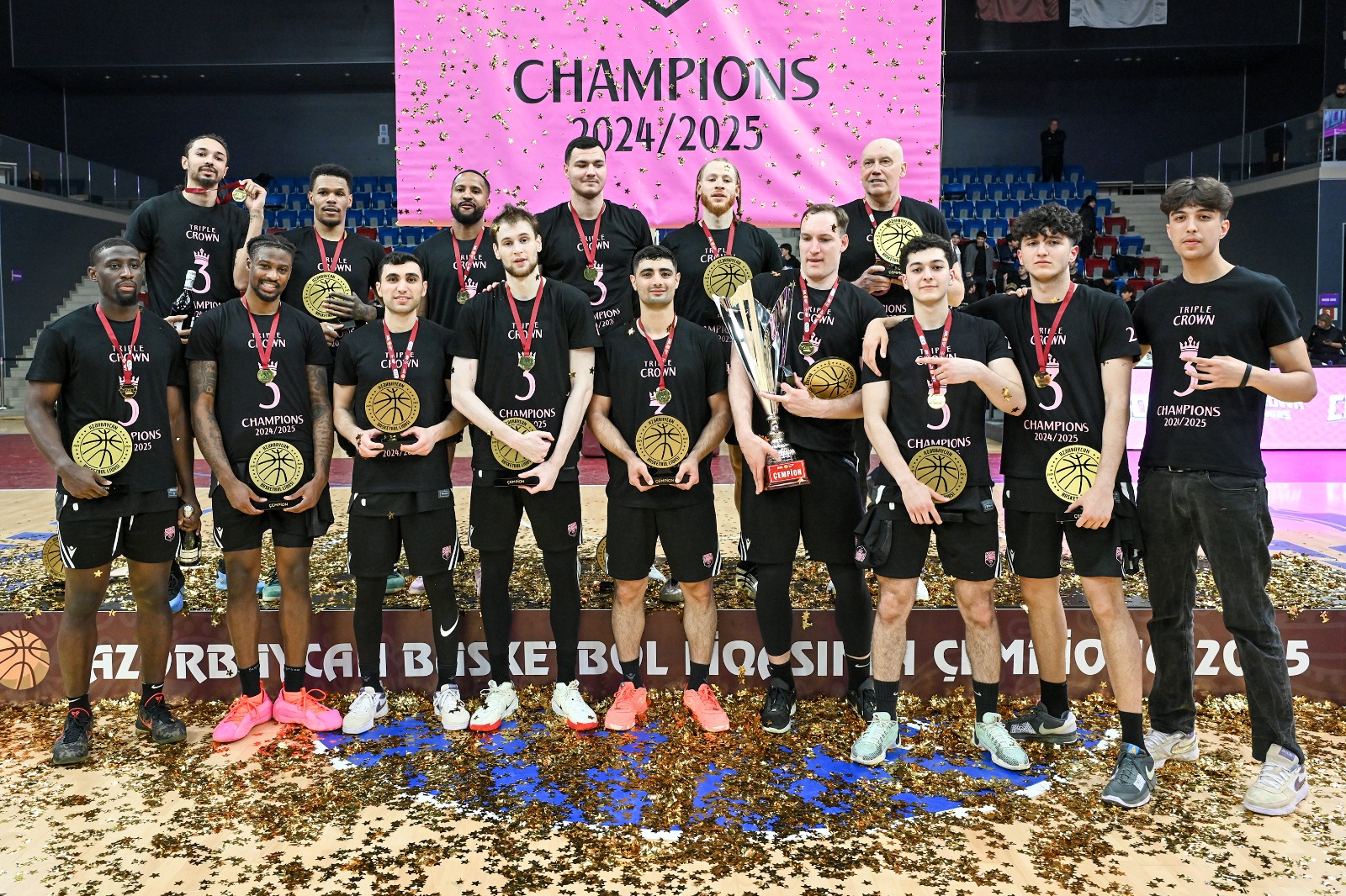 &quot;Sabah&quot; ardıcıl üçüncü dəfə Basketbol Liqasının qalibi oldu - FOTO