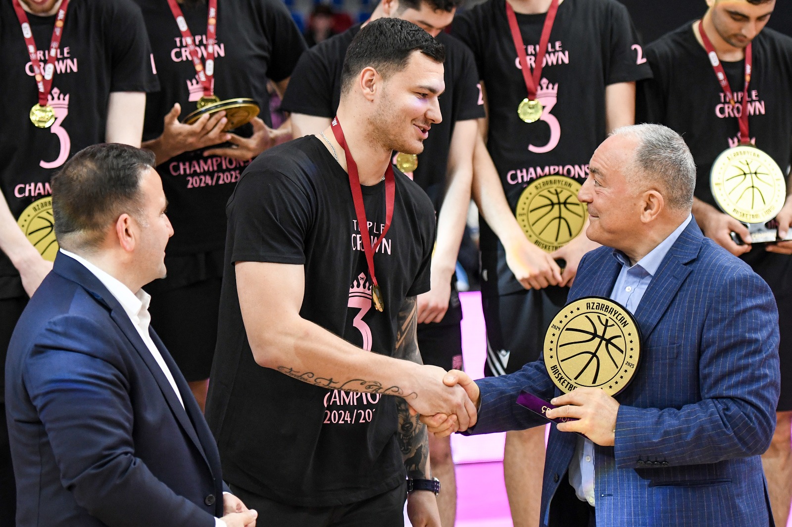 &quot;Sabah&quot; ardıcıl üçüncü dəfə Basketbol Liqasının qalibi oldu - FOTO