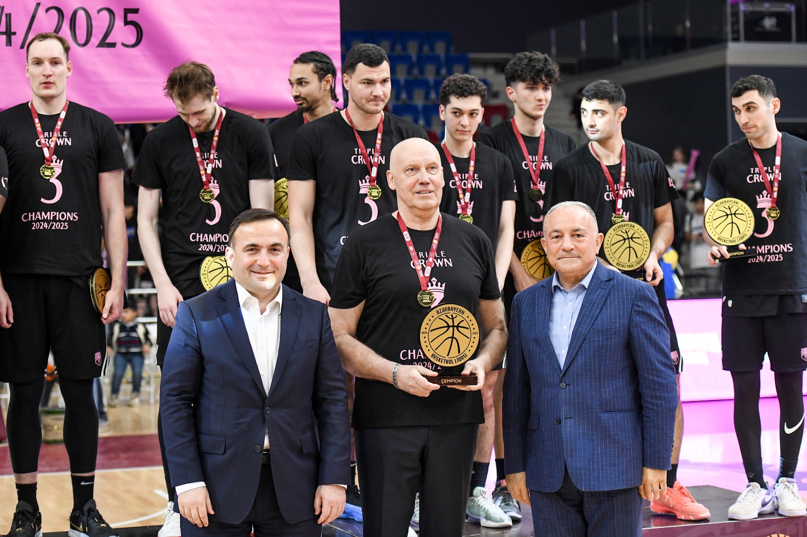 &quot;Sabah&quot; ardıcıl üçüncü dəfə Basketbol Liqasının qalibi oldu - FOTO