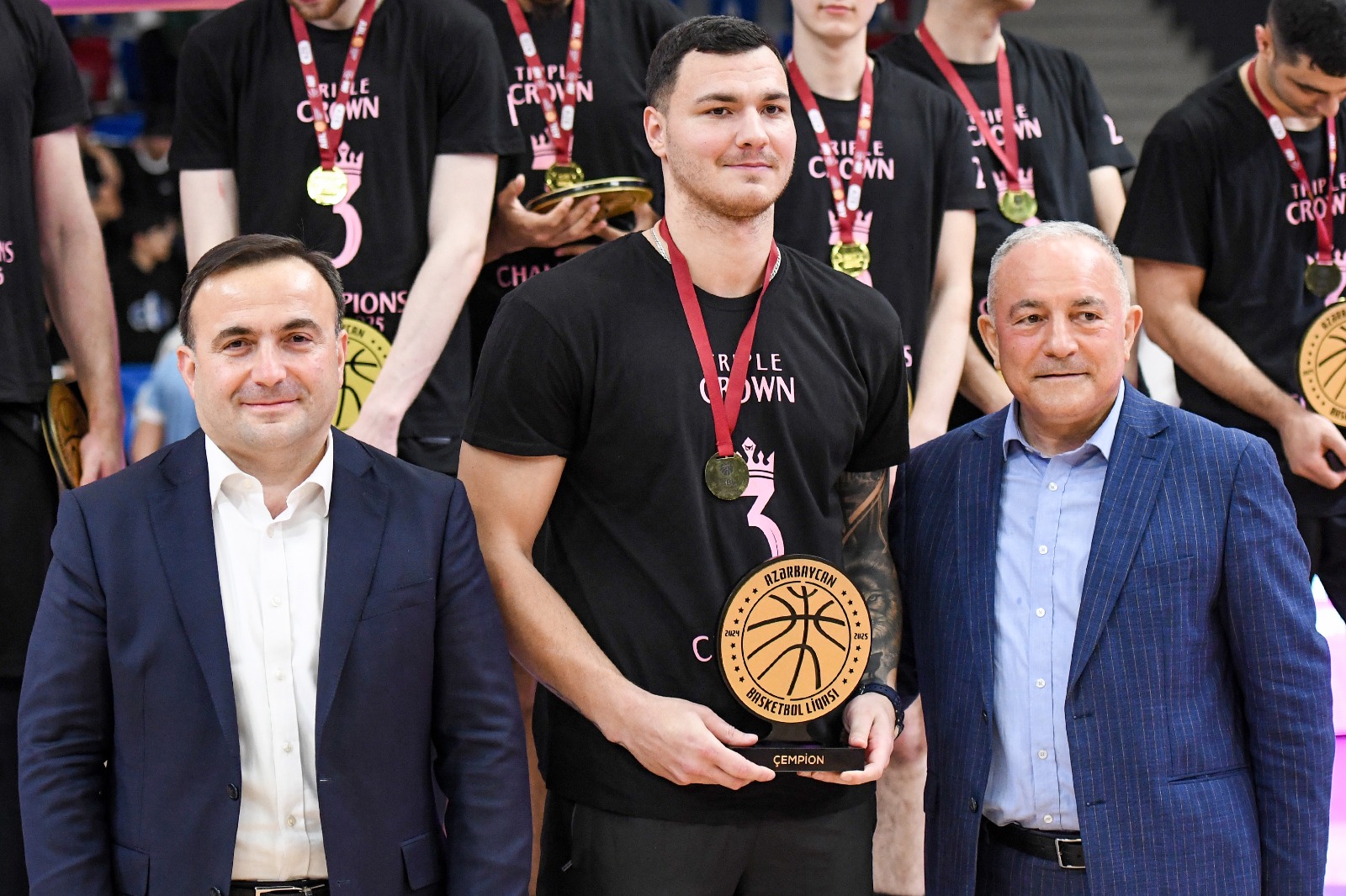 &quot;Sabah&quot; ardıcıl üçüncü dəfə Basketbol Liqasının qalibi oldu - FOTO