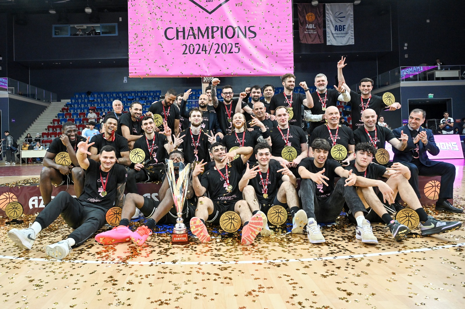 &quot;Sabah&quot; ardıcıl üçüncü dəfə Basketbol Liqasının qalibi oldu - FOTO