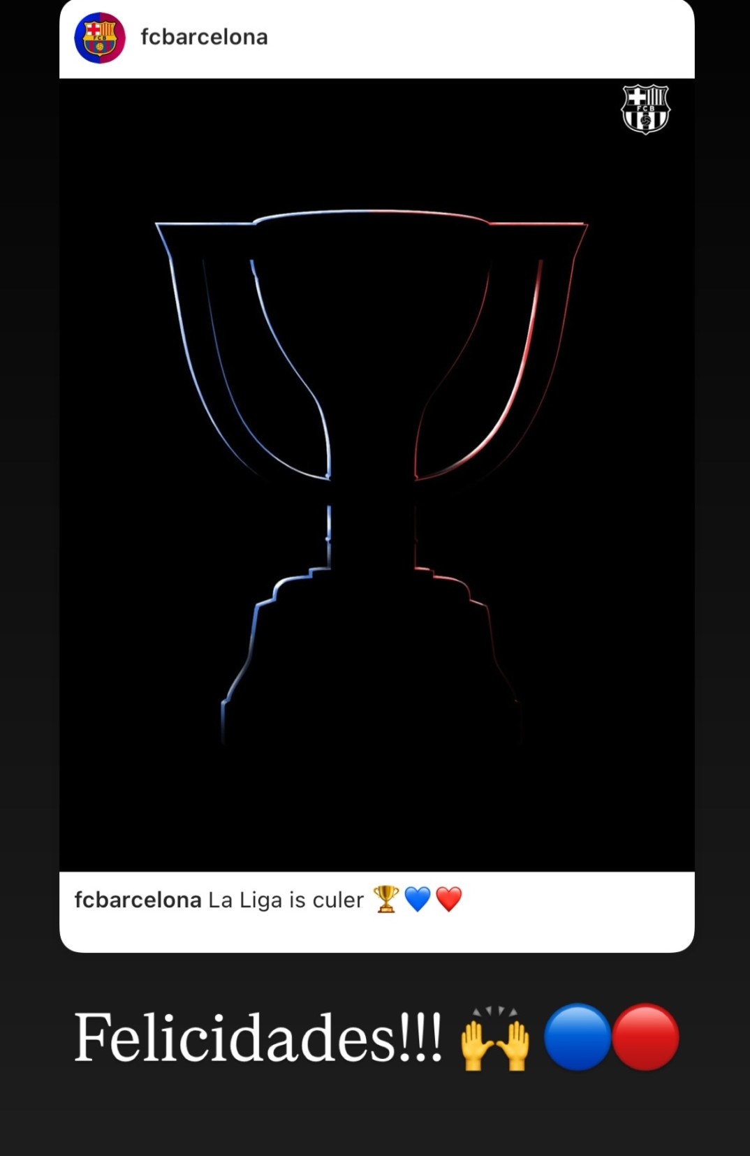 Lionel Messi keçmiş klubu belə təbrik etdi 