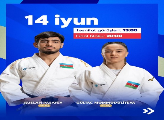 Bu gün daha iki cüdoçumuz dünya çempionatında mübarizəyə başlayır&nbsp;