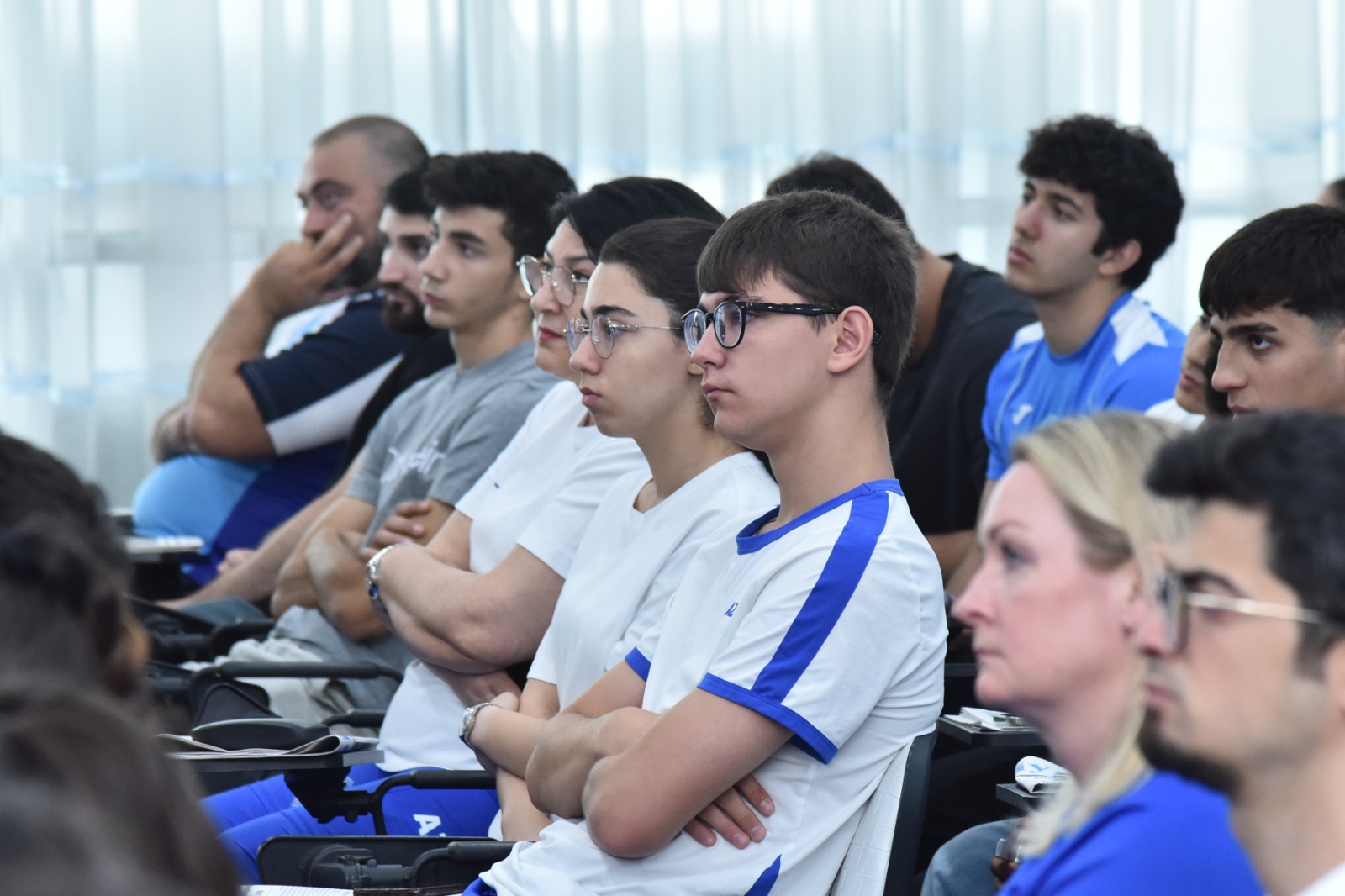 MOK-da XVIII Avropa Gənclər Olimpiya Festivalında ölkəmizi təmsil edəcək komandamızla görüş olub - FOTO
