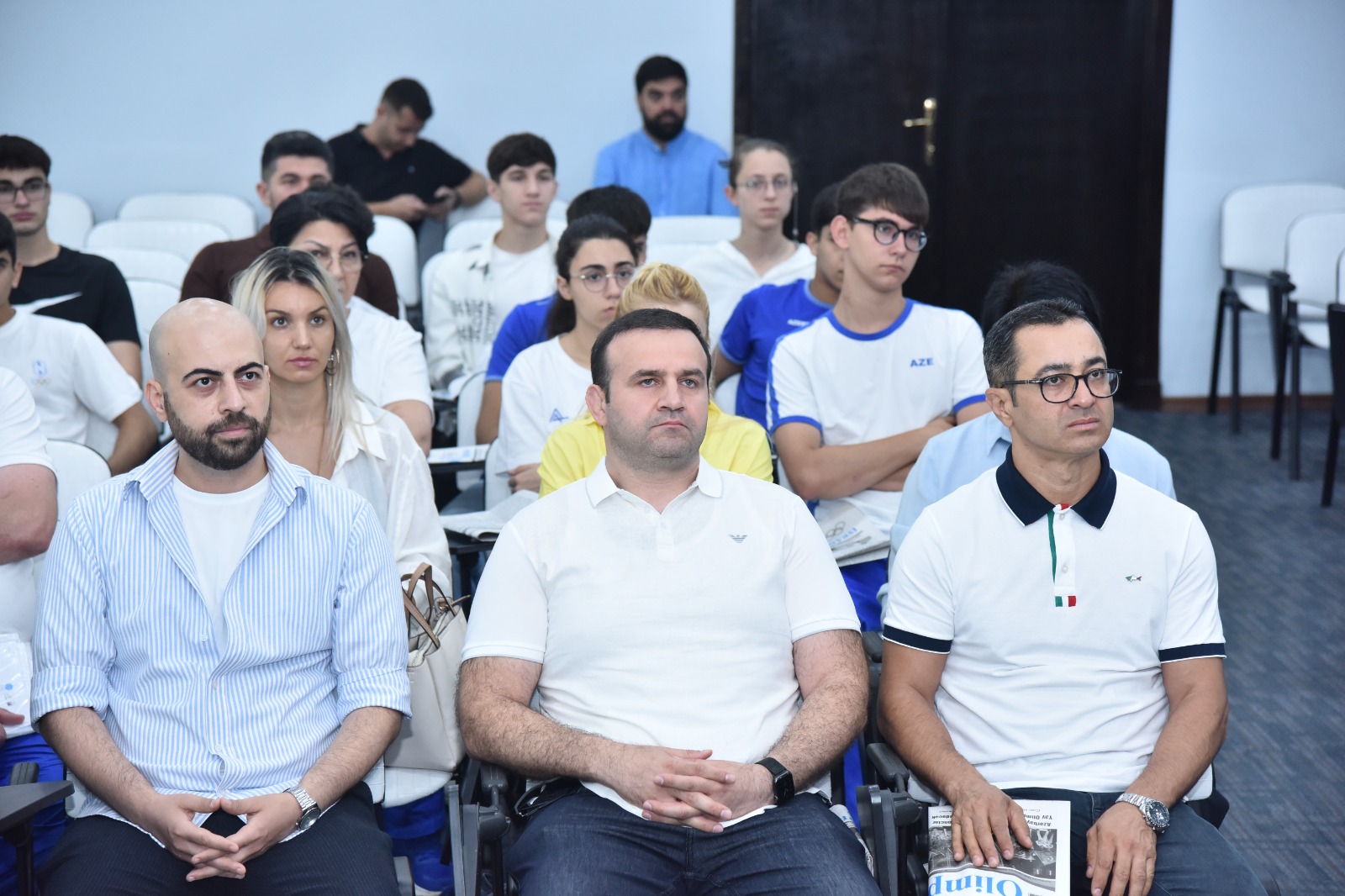 MOK-da XVIII Avropa Gənclər Olimpiya Festivalında ölkəmizi təmsil edəcək komandamızla görüş olub - FOTO
