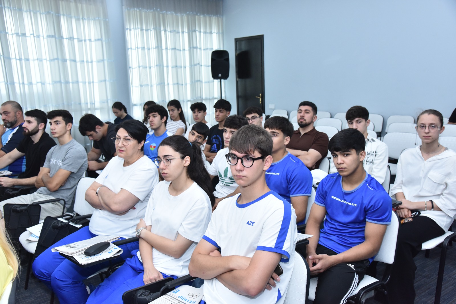 MOK-da XVIII Avropa Gənclər Olimpiya Festivalında ölkəmizi təmsil edəcək komandamızla görüş olub - FOTO