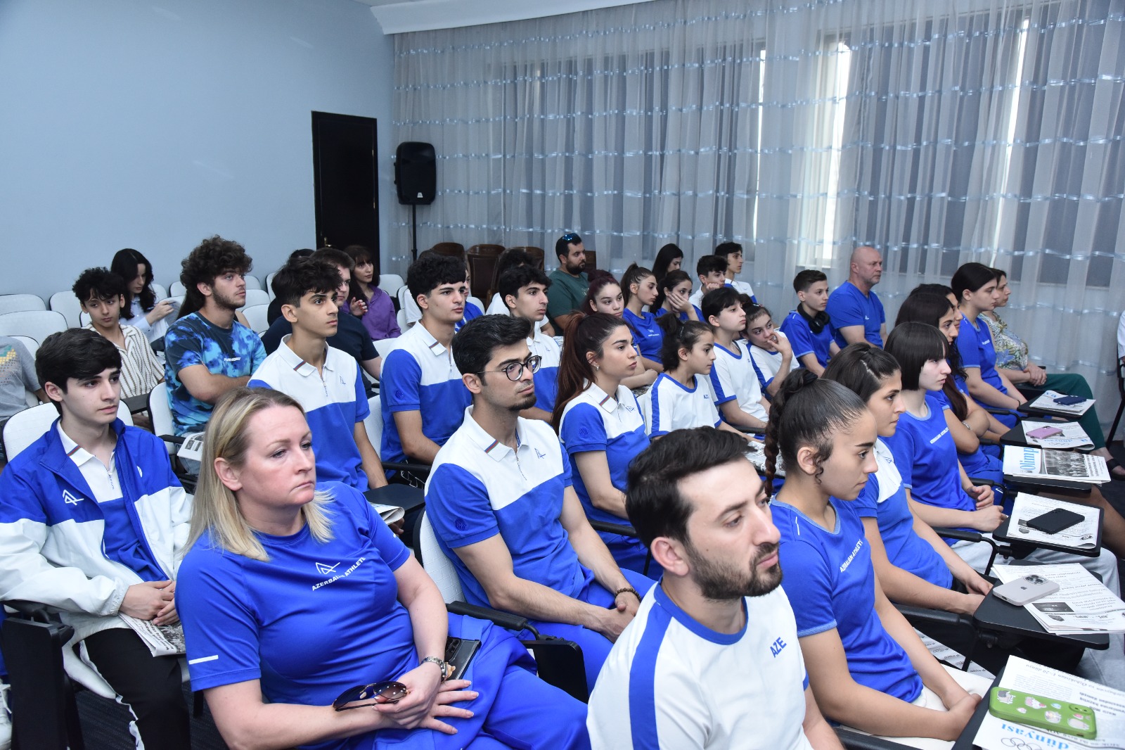 MOK-da XVIII Avropa Gənclər Olimpiya Festivalında ölkəmizi təmsil edəcək komandamızla görüş olub - FOTO