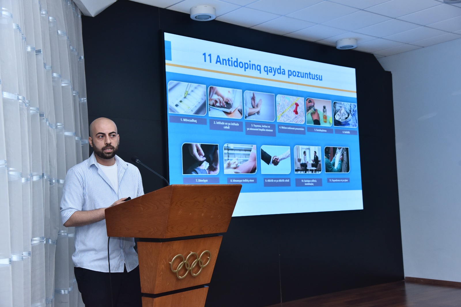 MOK-da XVIII Avropa Gənclər Olimpiya Festivalında ölkəmizi təmsil edəcək komandamızla görüş olub - FOTO
