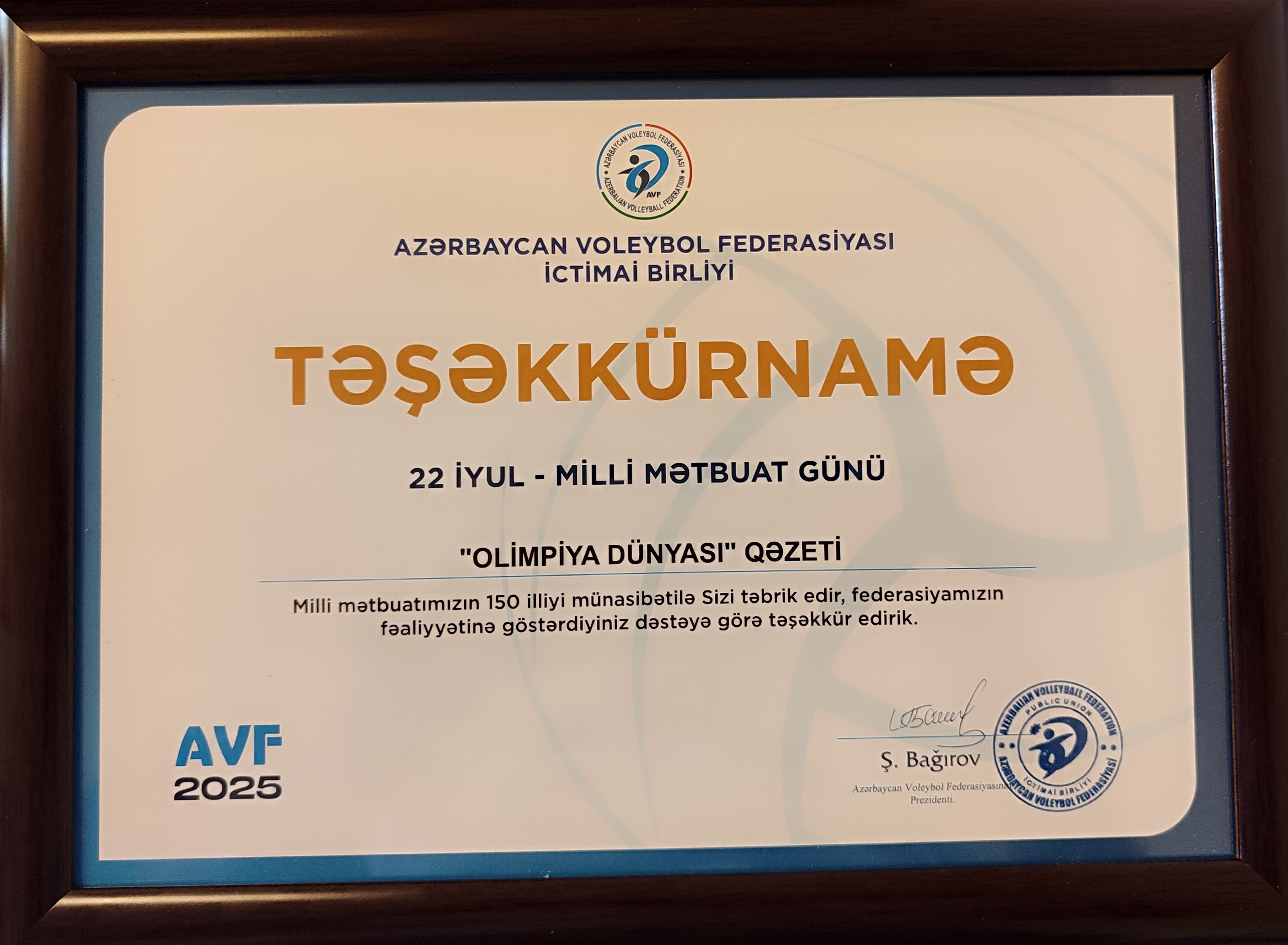 Voleybol Federasiyası həmkarlarımızı bir araya toplayıb