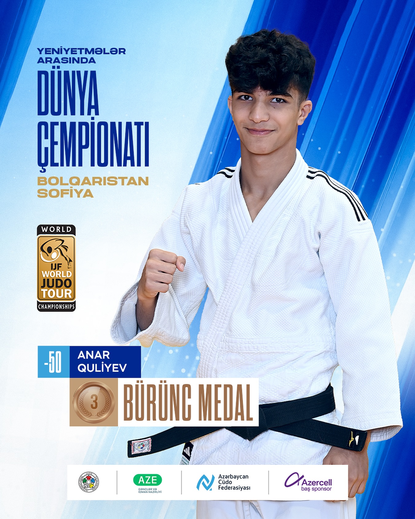 Cüdo millimiz dünya çempionatına bir bürünc medalla başladı