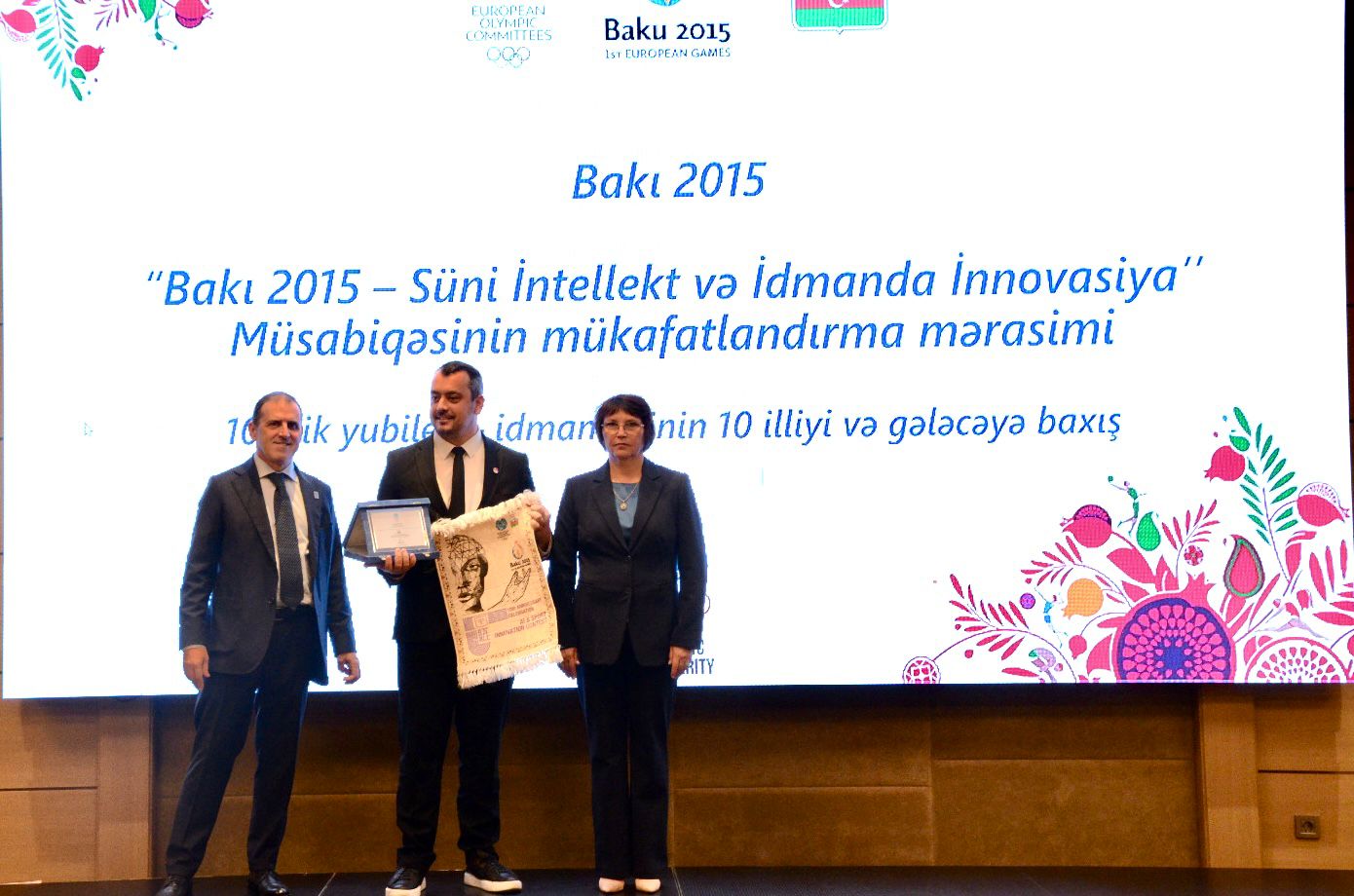 “Bakı 2015 - Süni İntellekt və İdmanda İnnovasiya” müsabiqəsinin qaliblərinin mükafatlandırma mərasimi keçirilib