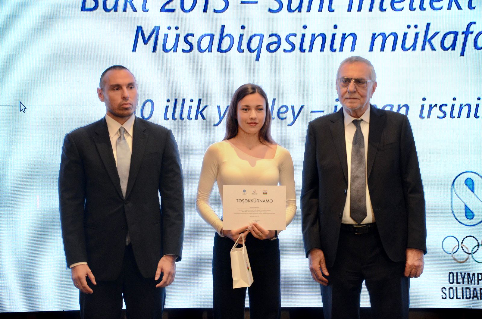 “Bakı 2015 - Süni İntellekt və İdmanda İnnovasiya” müsabiqəsinin qaliblərinin mükafatlandırma mərasimi keçirilib