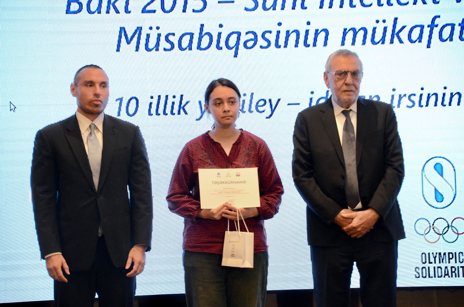 “Bakı 2015 - Süni İntellekt və İdmanda İnnovasiya” müsabiqəsinin qaliblərinin mükafatlandırma mərasimi keçirilib