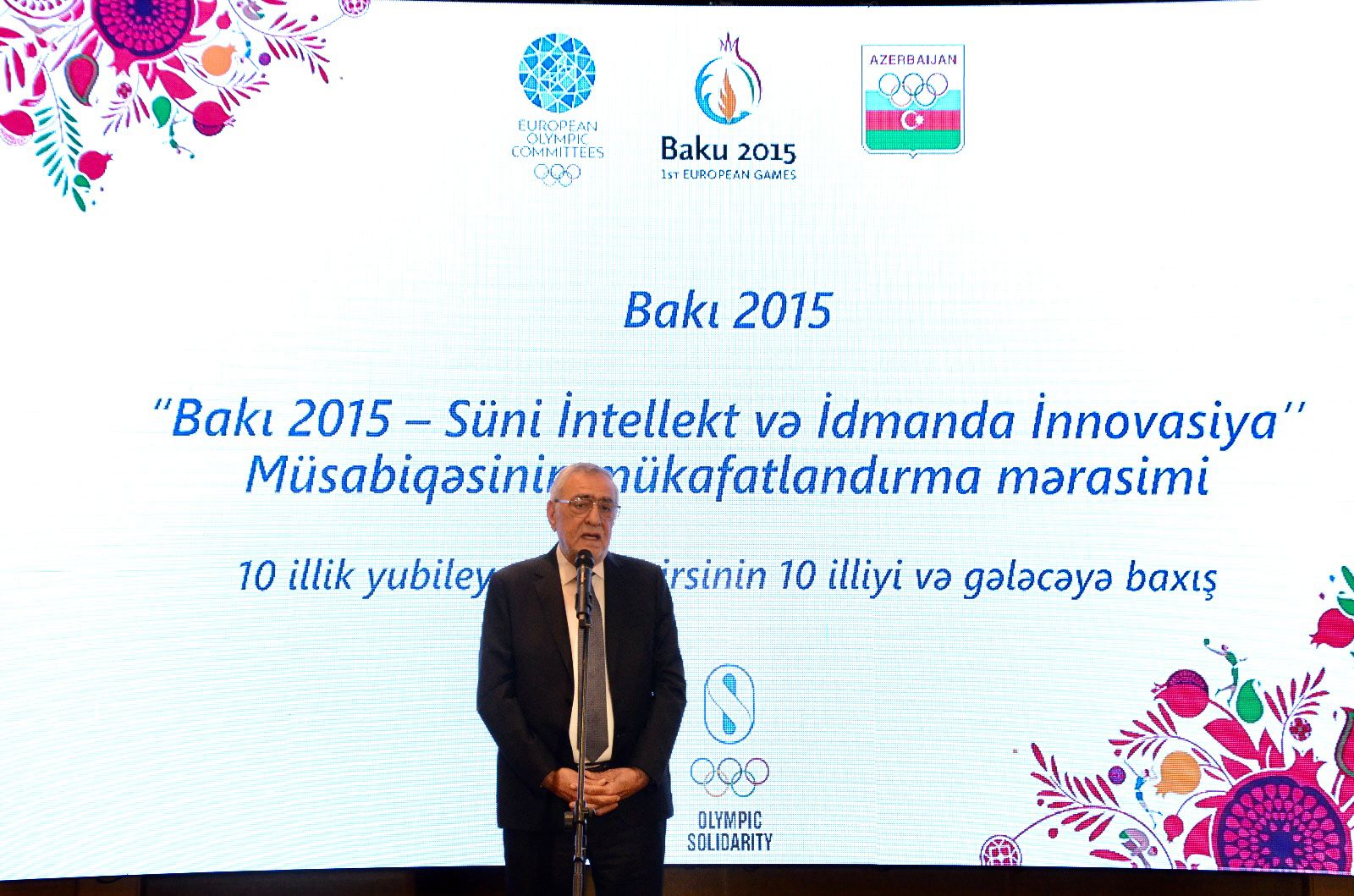 “Bakı 2015 - Süni İntellekt və İdmanda İnnovasiya” müsabiqəsinin qaliblərinin mükafatlandırma mərasimi keçirilib