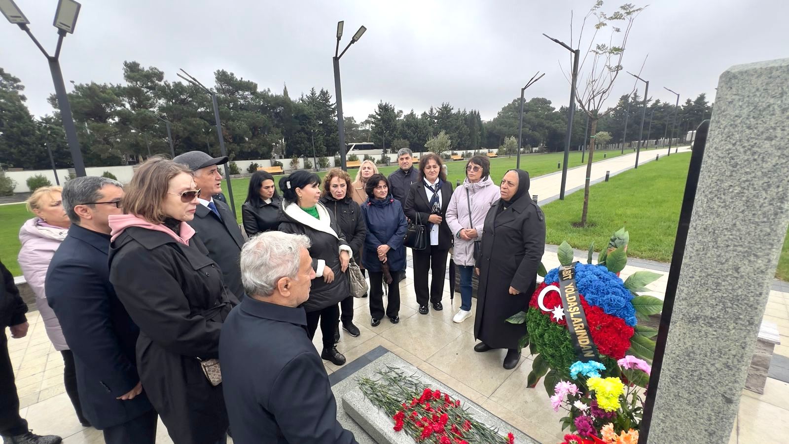 İdman Veteranları II Fəxri Xiyabanı ziyarət ediblər