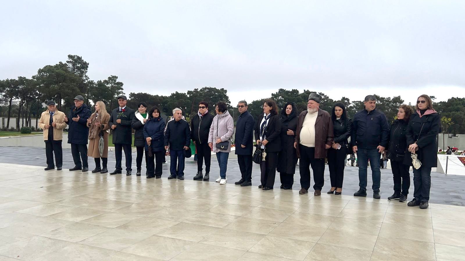 İdman Veteranları II Fəxri Xiyabanı ziyarət ediblər