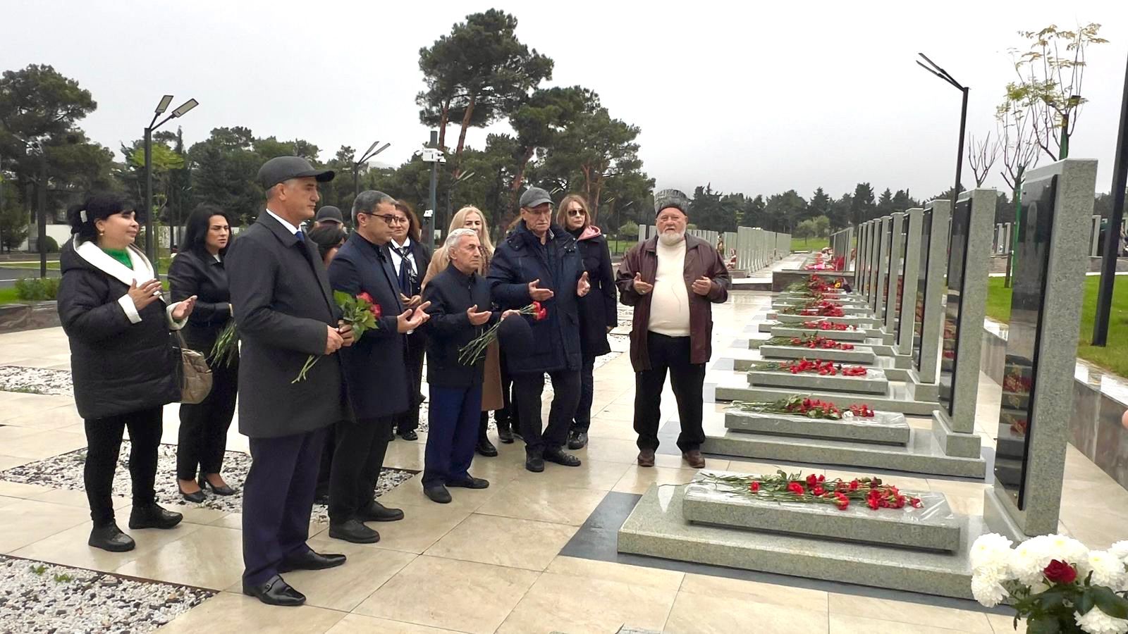 İdman Veteranları II Fəxri Xiyabanı ziyarət ediblər