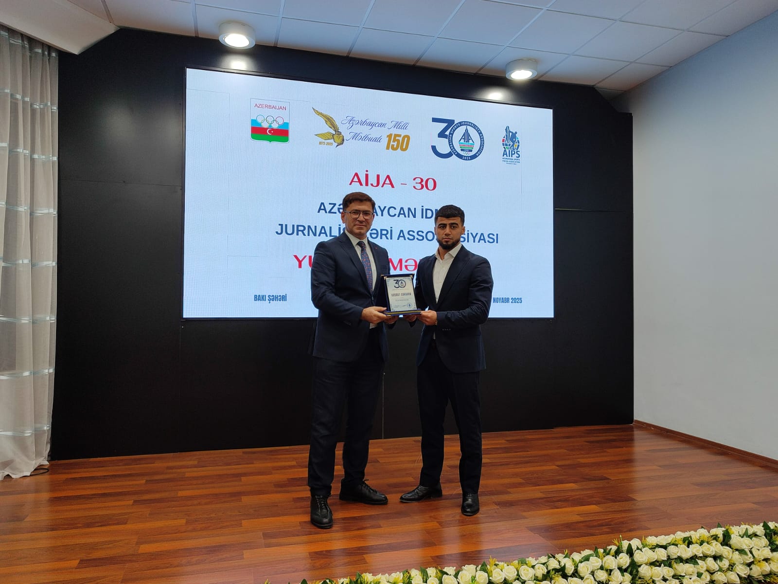 AİJA-nın 30 illik yubileyinə həsr olunmuş tədbir keçirilib