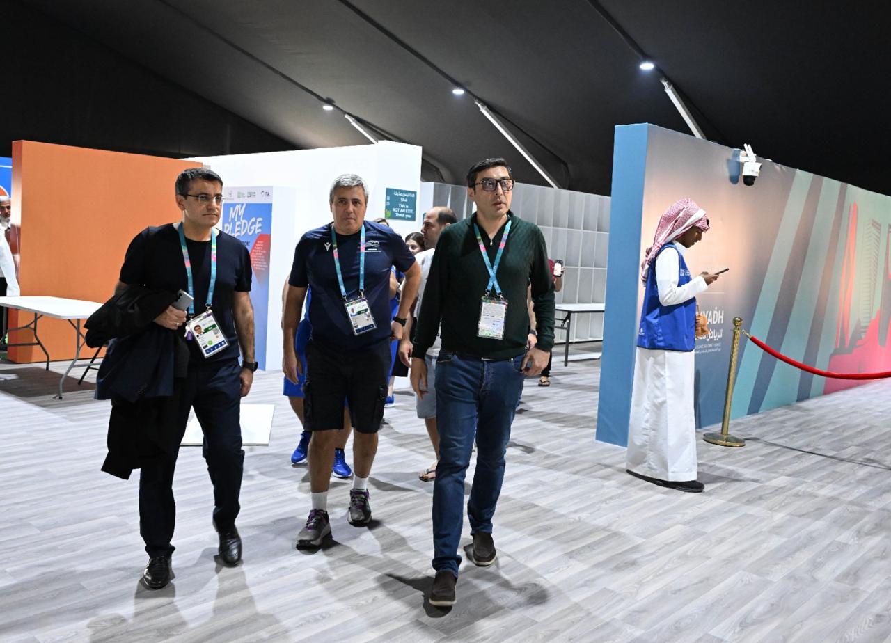 Nazir Ər-Riyadda Azərbaycan idmançıları ilə görüşüb&nbsp;