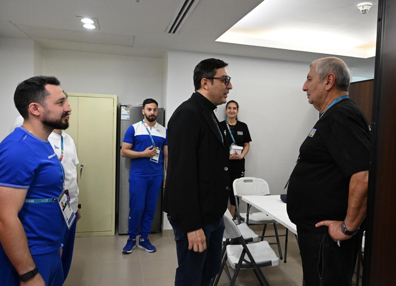 Nazir Ər-Riyadda Azərbaycan idmançıları ilə görüşüb&nbsp;