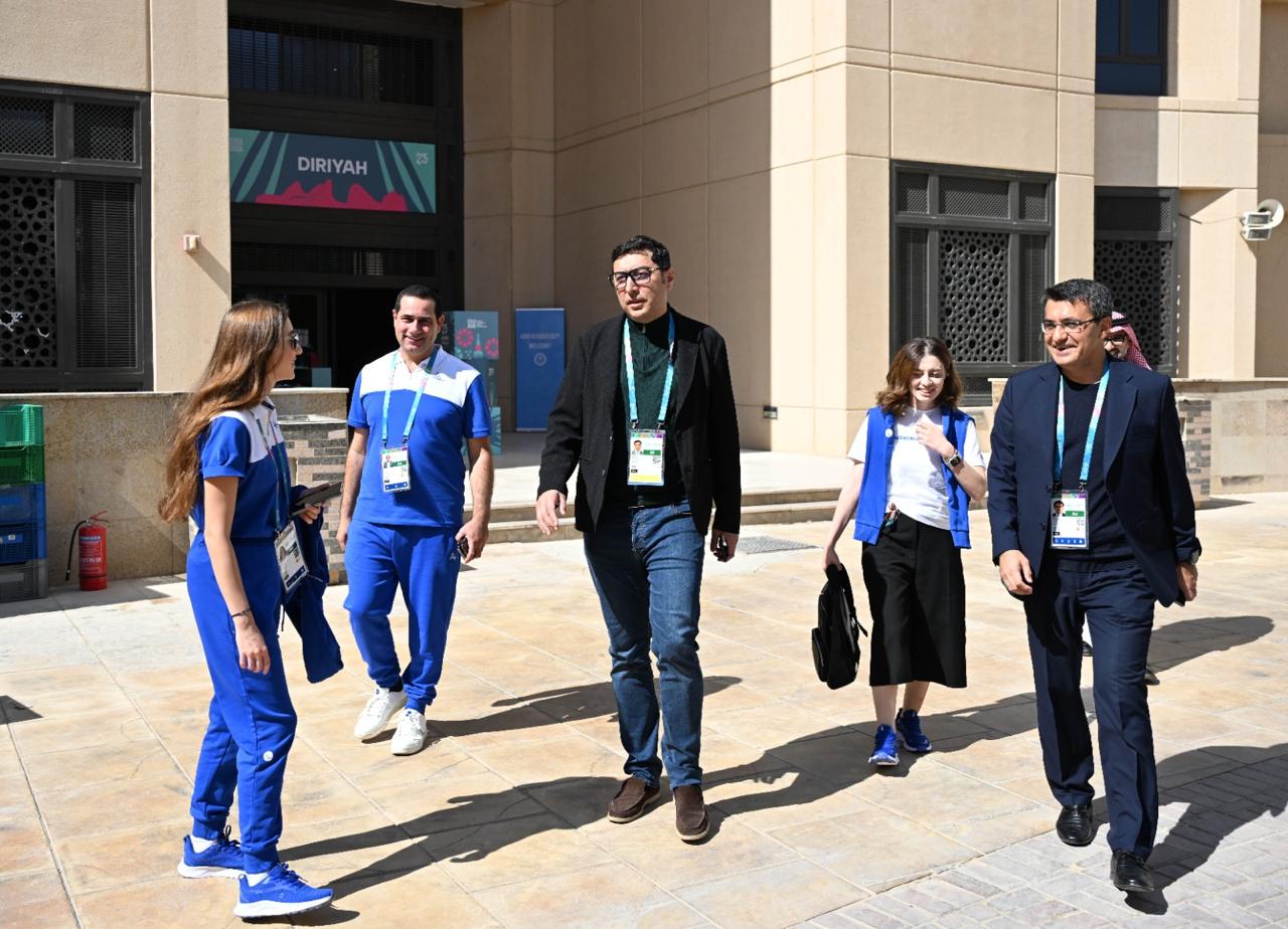 Nazir Ər-Riyadda Azərbaycan idmançıları ilə görüşüb&nbsp;