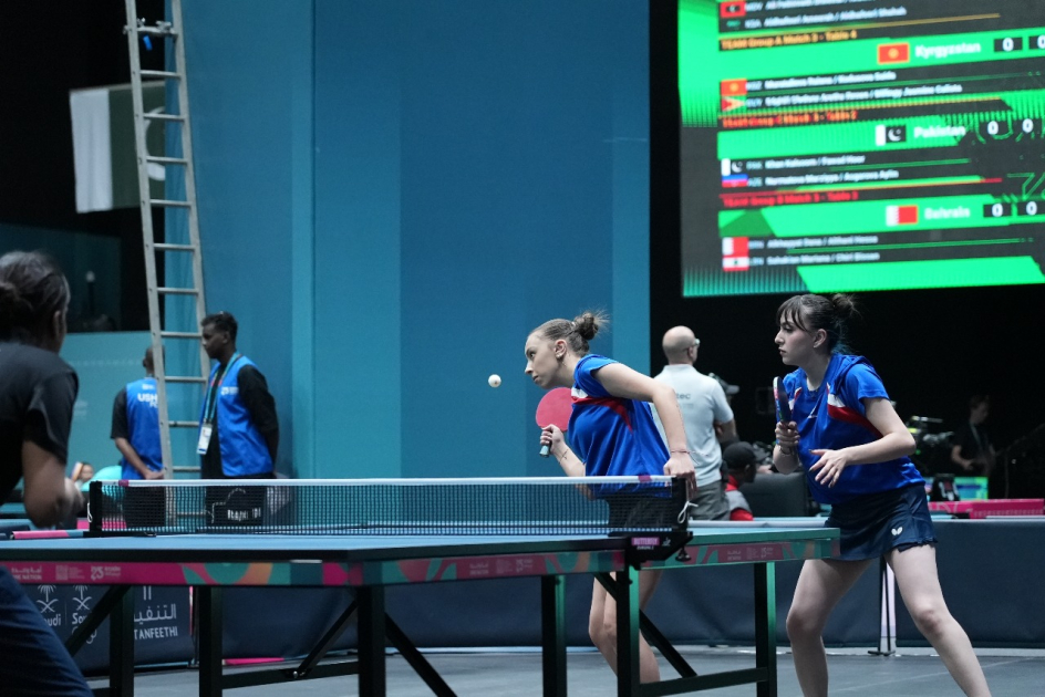 Ər-Riyad-2025: Stolüstü tennis üzrə millimiz 1/4 finalda&nbsp;