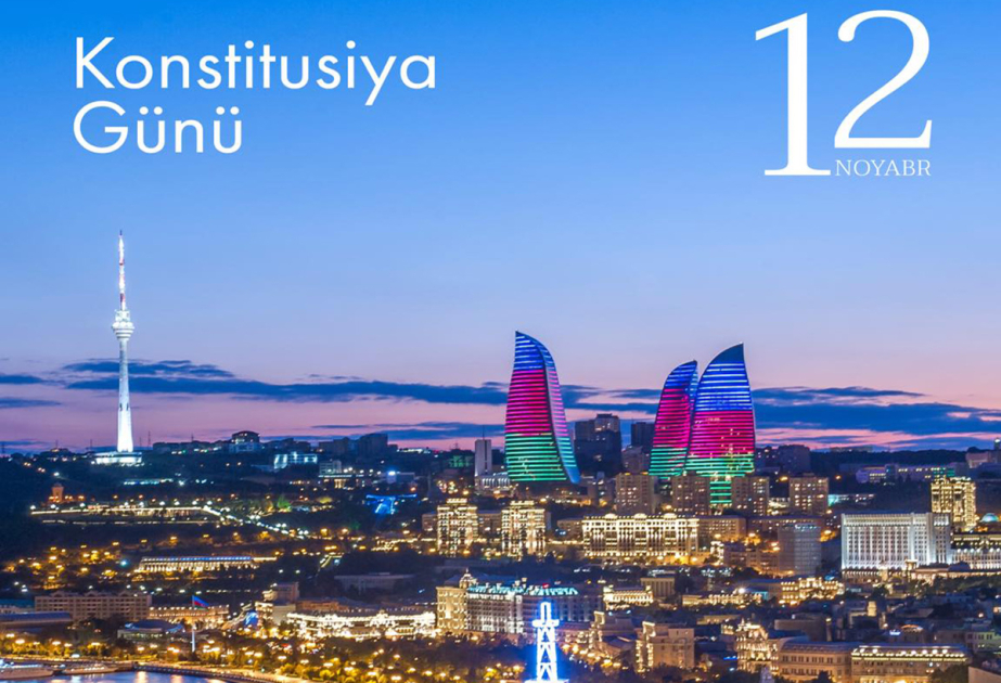 Azərbaycan Respublikasının Birinci vitse-prezidenti Mehriban Əliyeva Konstitusiya Günü münasibətilə paylaşım edib
