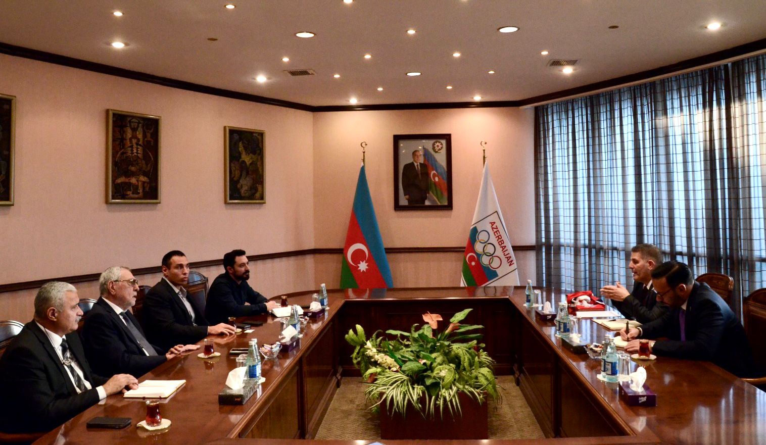 Milli Olimpiya Komitəsində Şimali Kipr nümayəndələri ilə görüş keçirilib