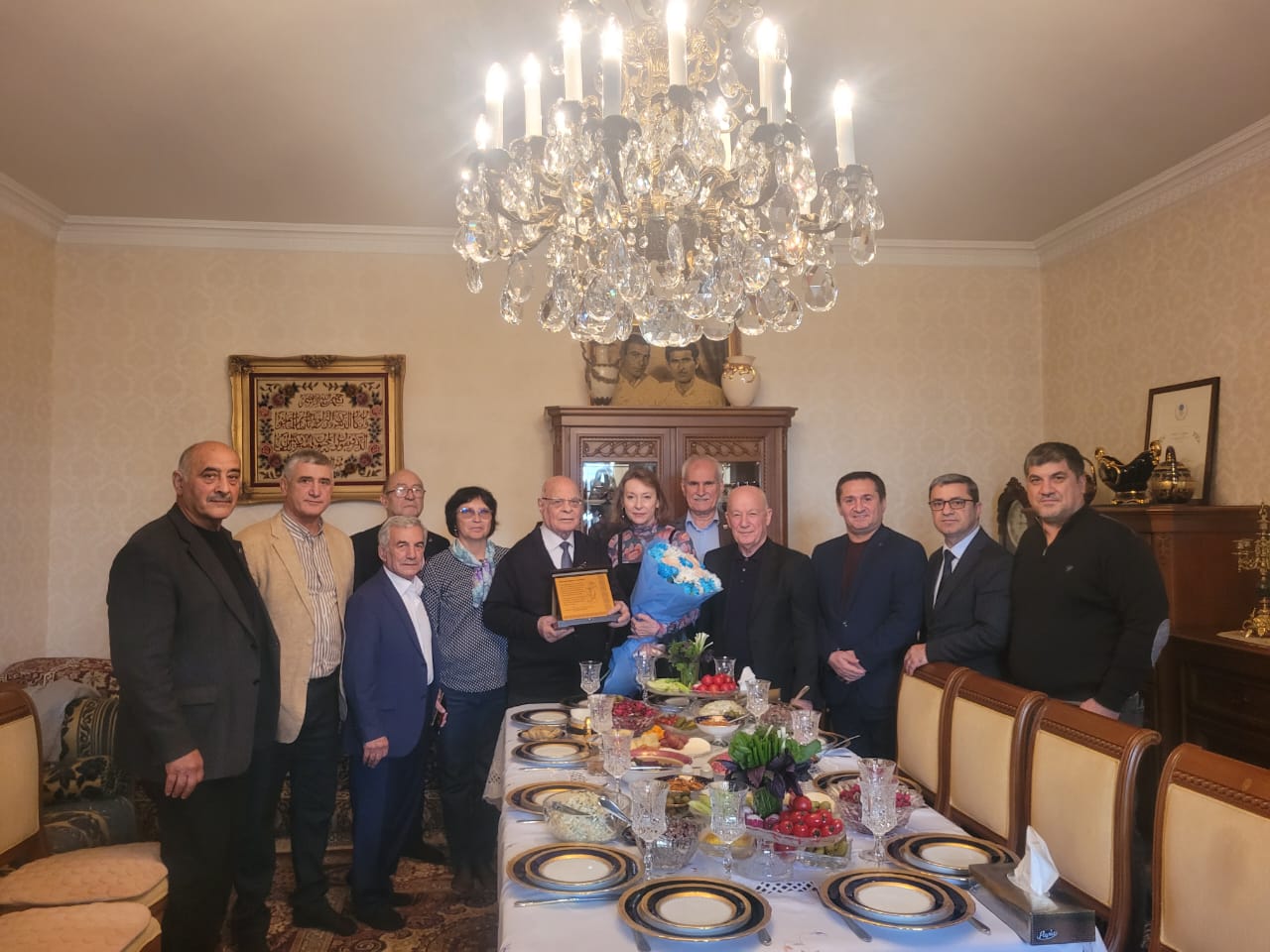 Azərbaycan İdman Veteranları İctimai Birliyinin üzləri Ağacan Abıyevlə görüşüblər