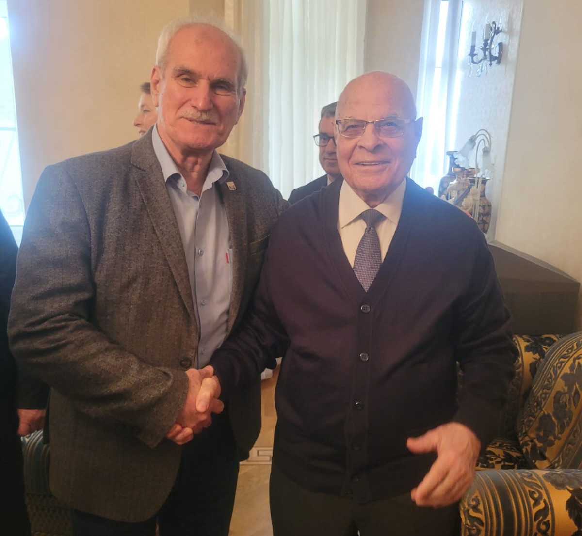 Azərbaycan İdman Veteranları İctimai Birliyinin üzləri Ağacan Abıyevlə görüşüblər