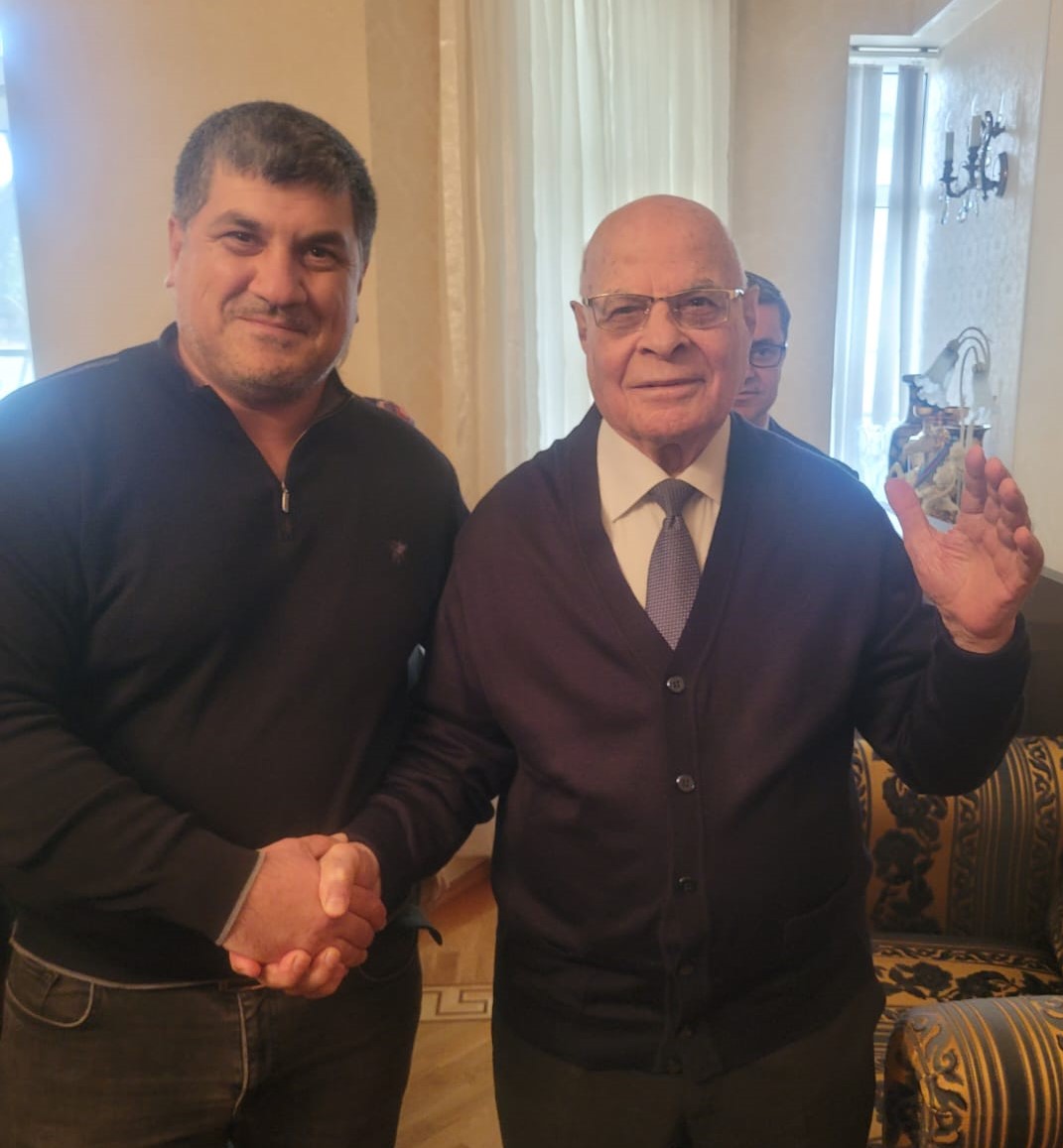 Azərbaycan İdman Veteranları İctimai Birliyinin üzləri Ağacan Abıyevlə görüşüblər