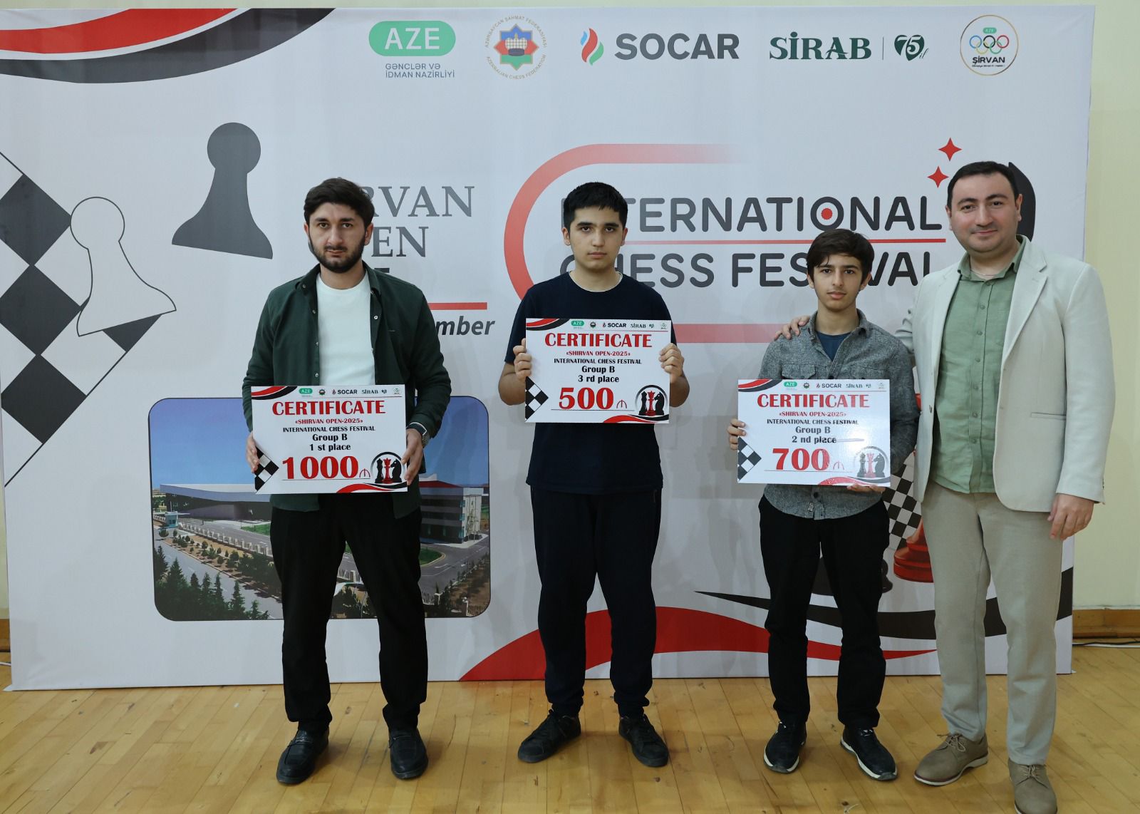 &ldquo;Shirvan Open 2025&quot; Beynəlxalq Şahmat Festivalına yekun vurulub