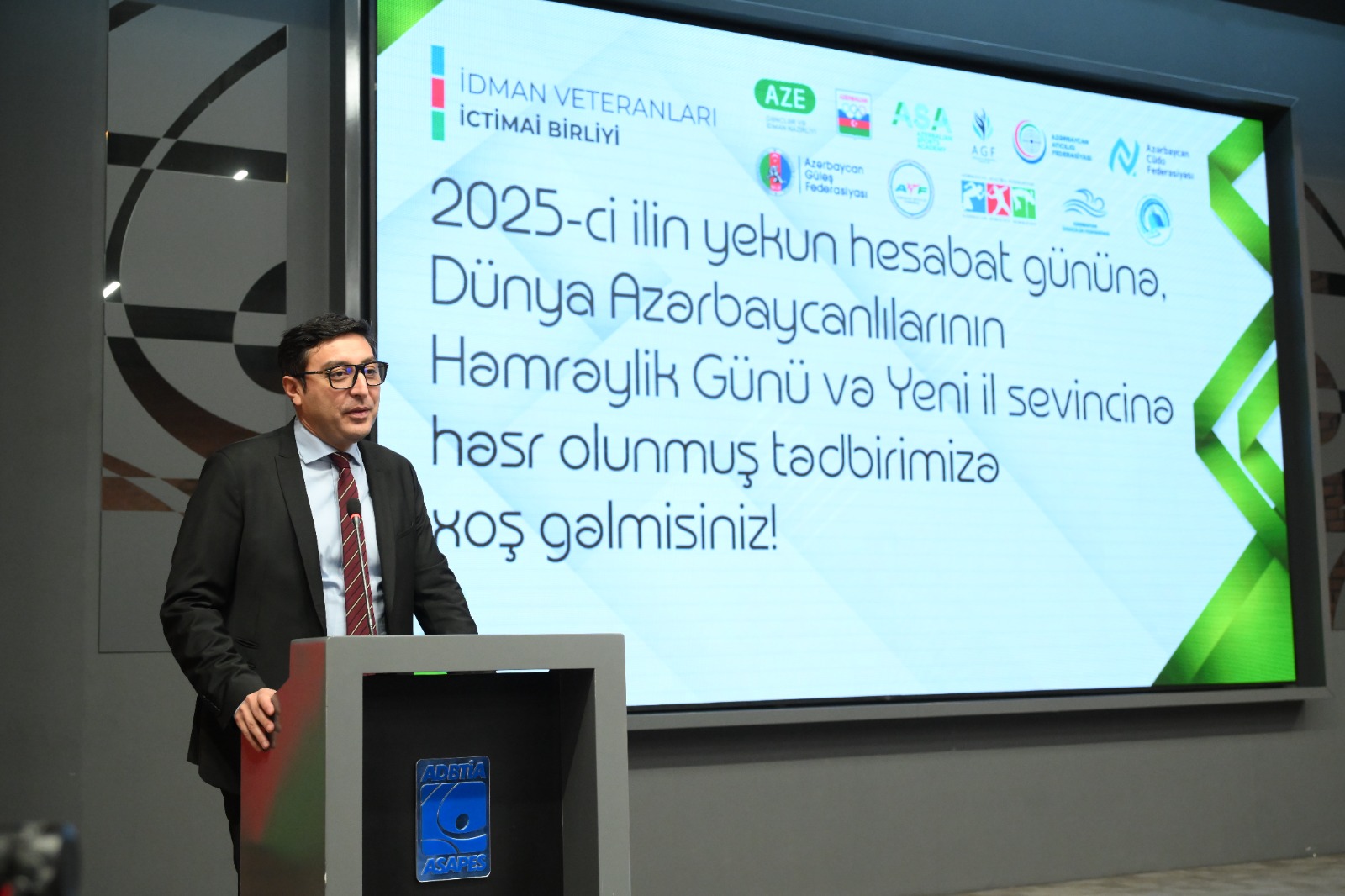 Azərbaycan İdman Veteranlarının İctimai Birliyi 2025-ci ilin yekun tədbirini keçirib