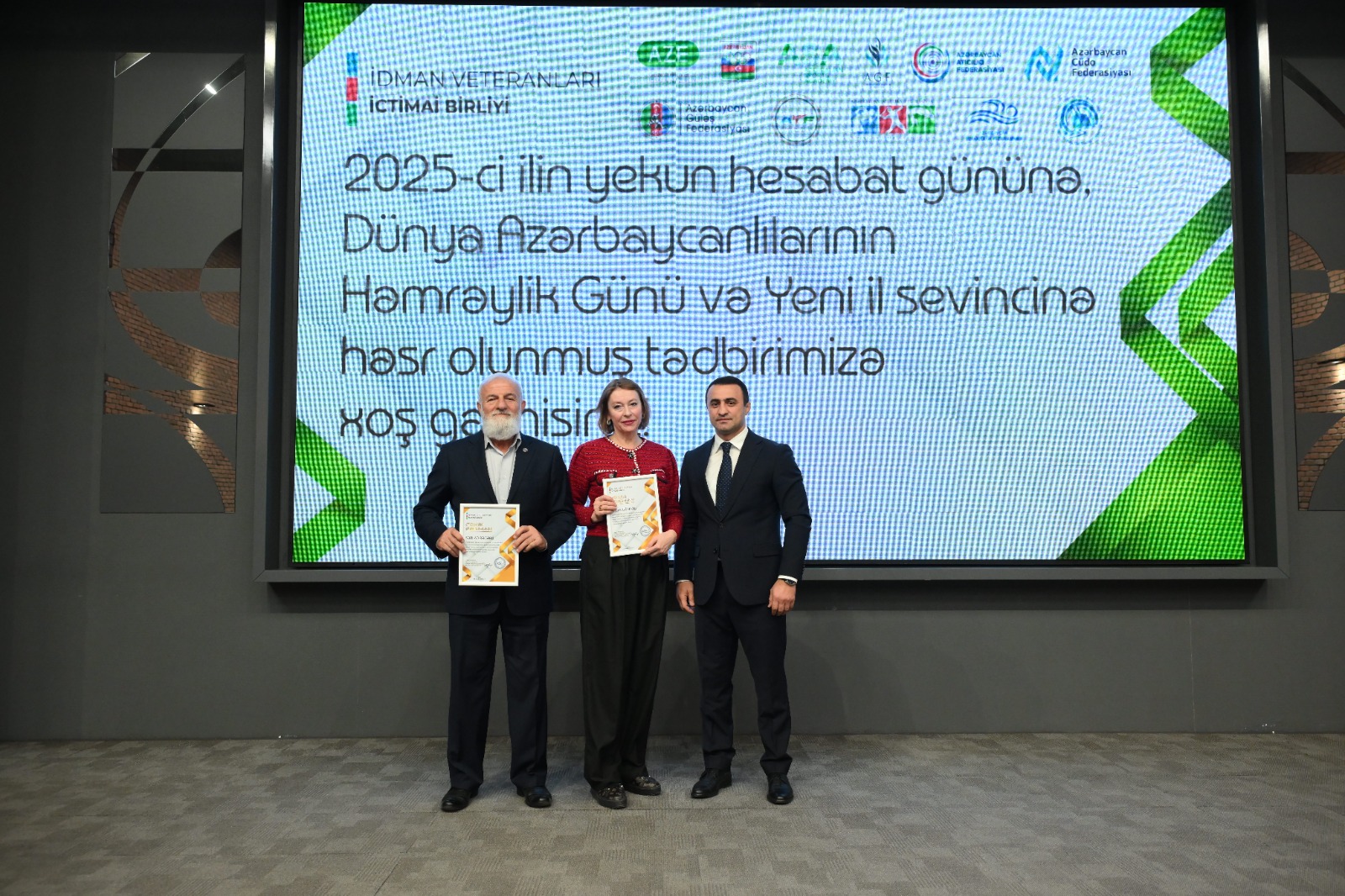 Azərbaycan İdman Veteranlarının İctimai Birliyi 2025-ci ilin yekun tədbirini keçirib