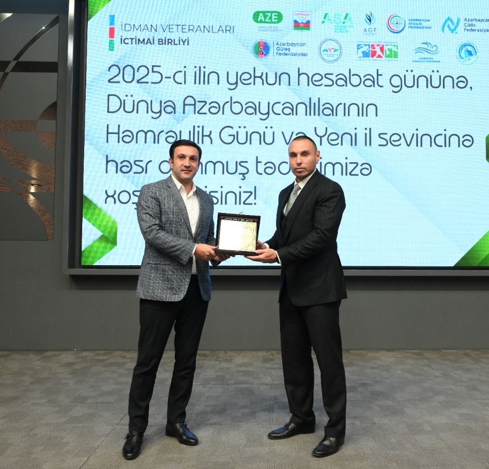 Azərbaycan İdman Veteranlarının İctimai Birliyi 2025-ci ilin yekun tədbirini keçirib