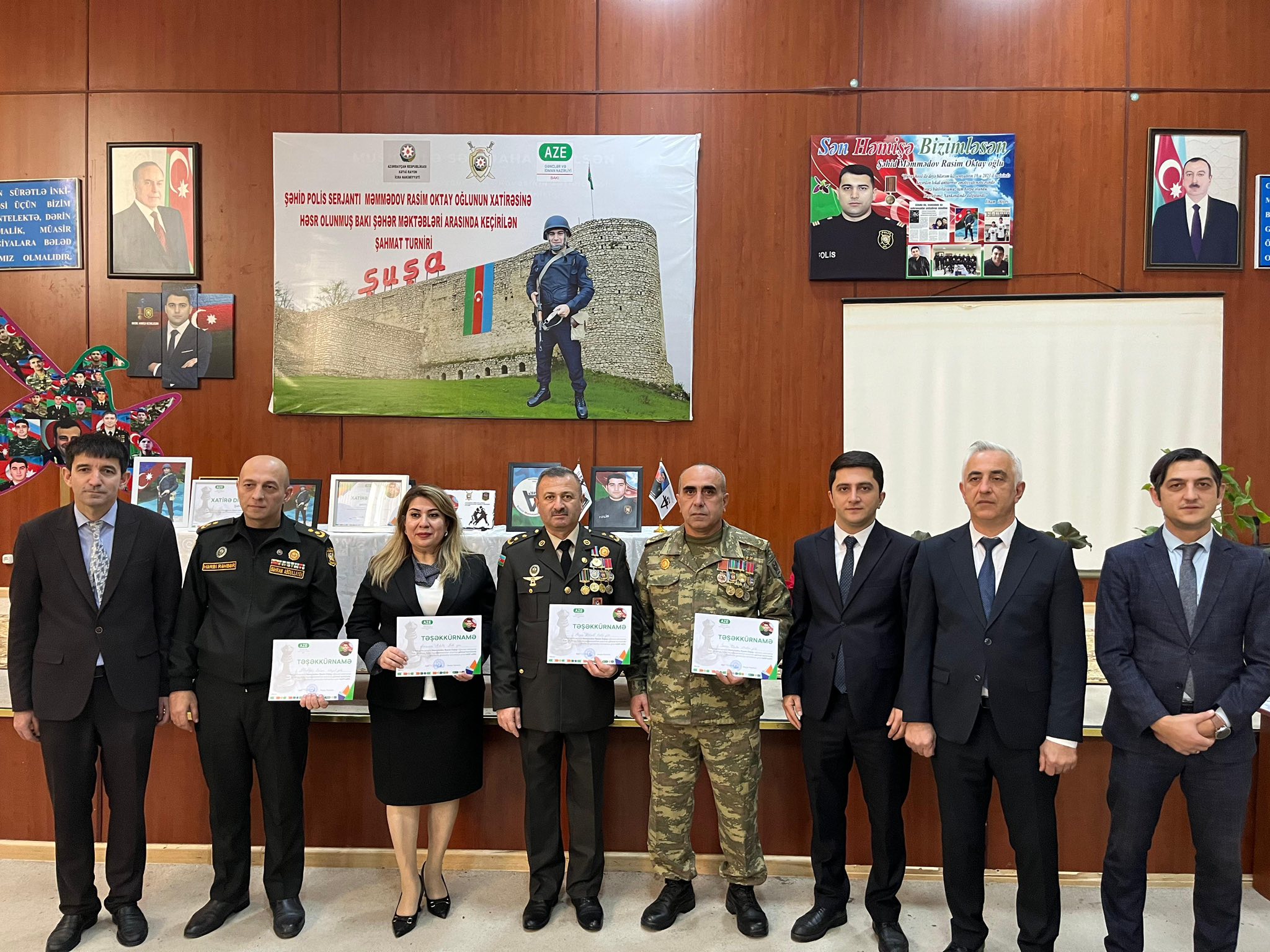 Xətai rayon məktəbliləri arasında şahmat turniri keçirilib