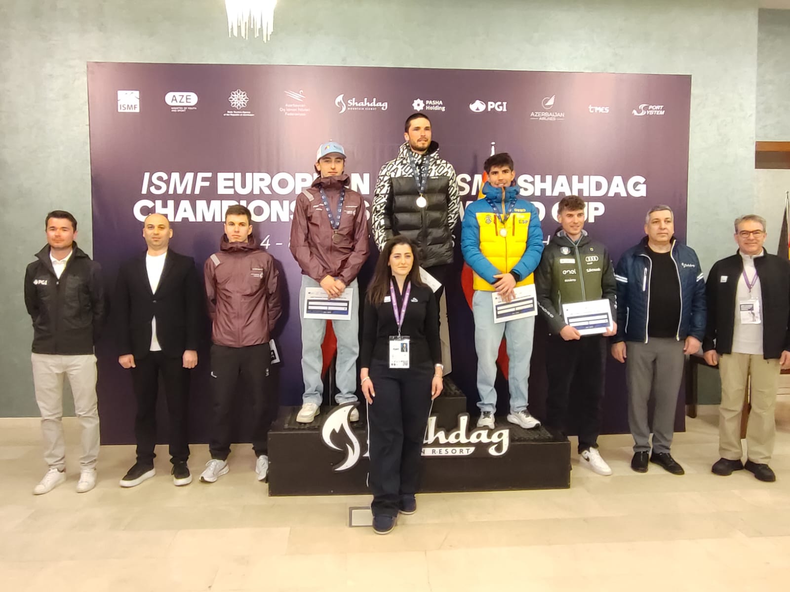 Avropa çempionatının qalibləri mükafatlandırıldı&nbsp;