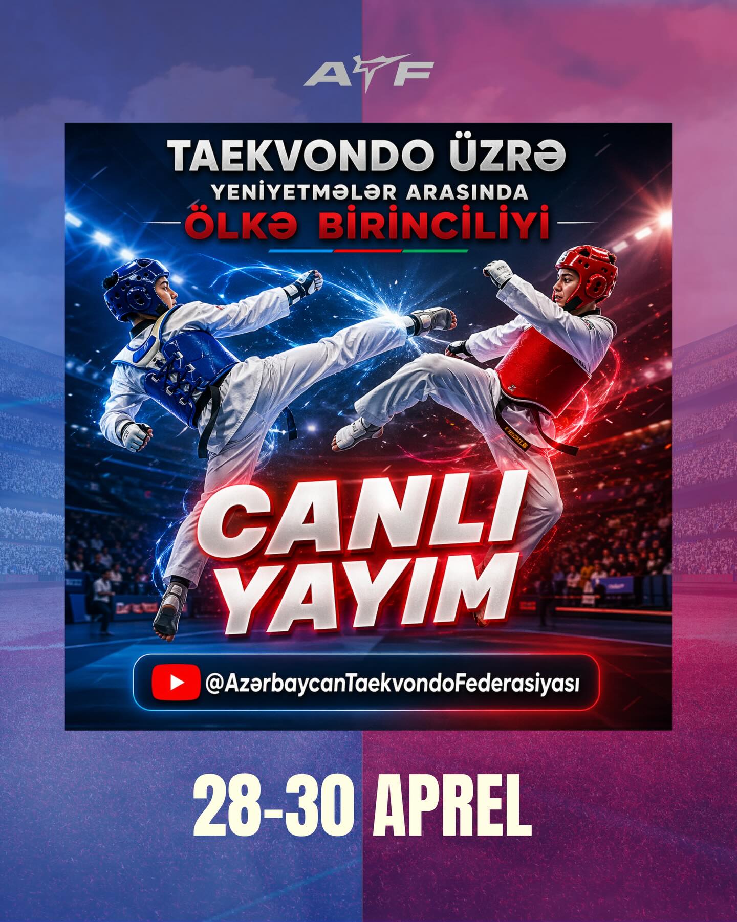 Yeniyetmə taekvondoçular Azərbaycan birinciliyində bir araya gələcəklər