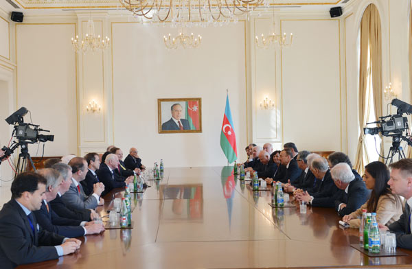 Azərbaycan Prezidenti İlham Əliyev 2015-ci ildə Bakıda keçiriləcək Avropa Oyunları Koordinasiya Komitəsinin üzvlərini qəbul etmişdir