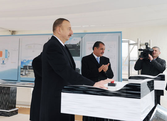 Gəncə Olimpiya Parkının təməlqoyma mərasimi olmuşdur
