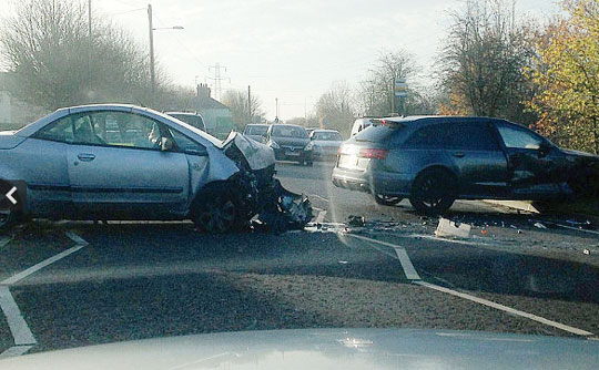 Ata və oğlu qəzaya düşdü