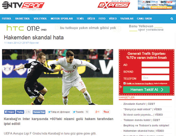 “Qarabağ”a qarşı haqsızlıq Türkiyə mətbuatında