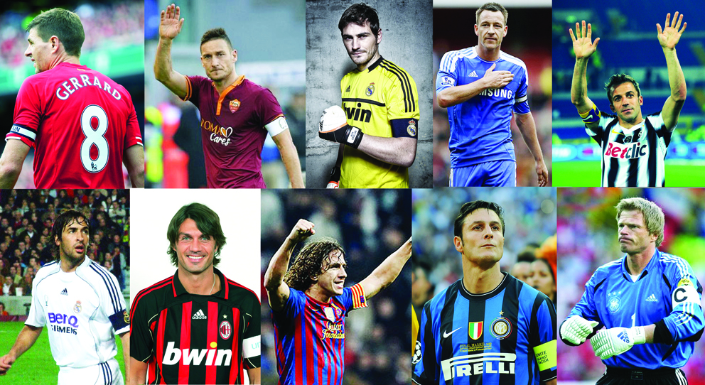 Avropanın ən yaxşı 10 kapitanı