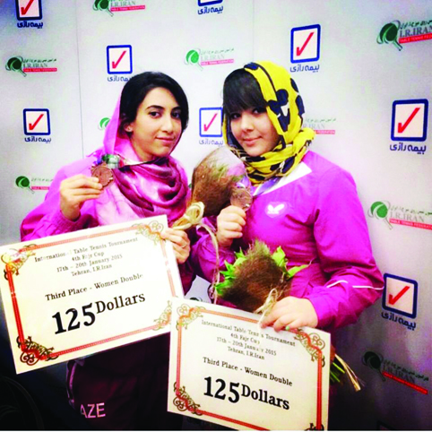 Stolüstü tennisçilər İrandan bürünc medalla qayıdıblar