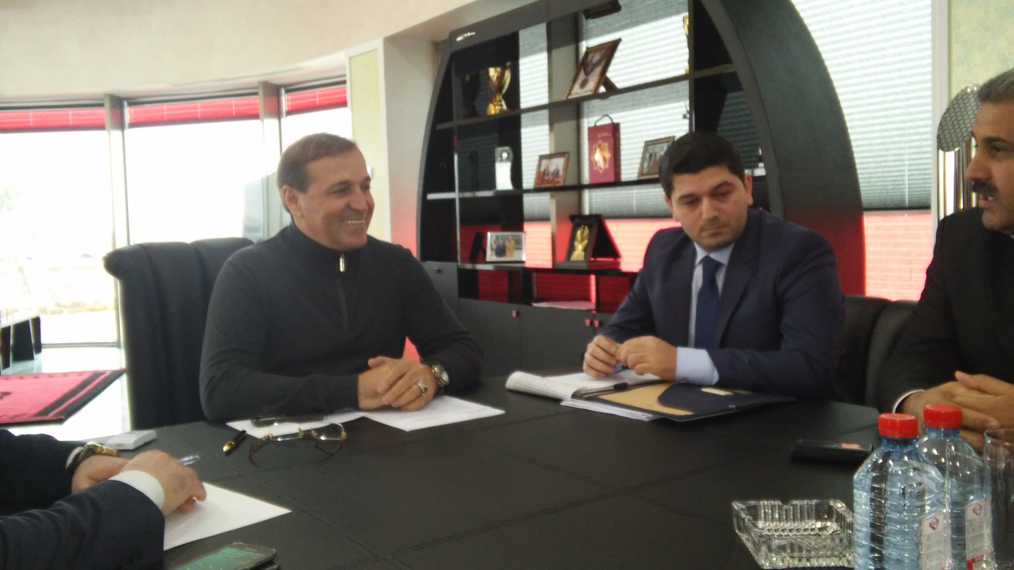 Federasiya prezidenti idman jurnalistləri ilə görüşüb