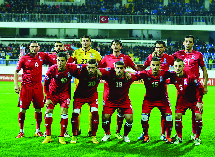 Futbol üzrə Azərbaycan millisi FİFA-nın reytinq cədvəlində beş pillə irəliləyib
