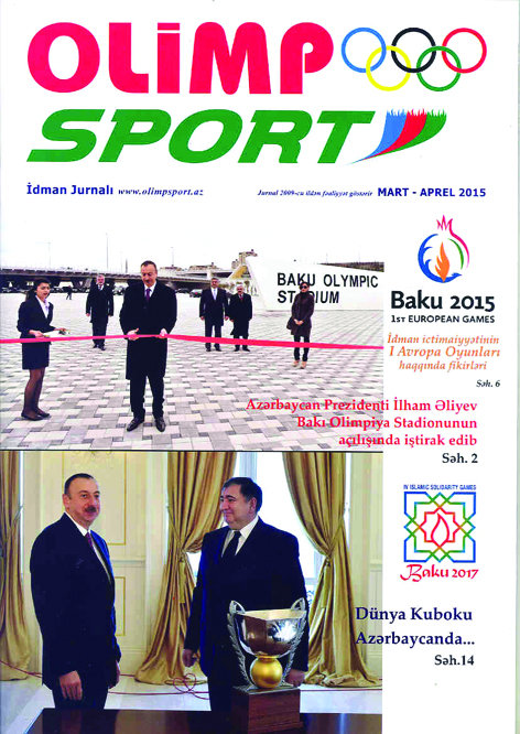 “OlimpSport” jurnalının növbəti sayı işıq üzü görüb
