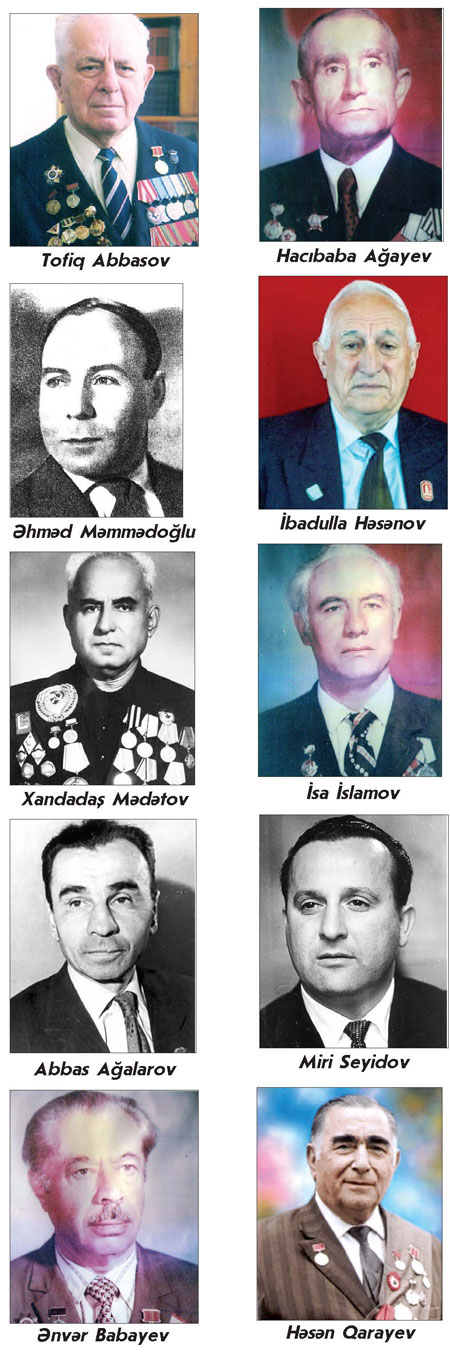 Azərbaycan idmançıları ikinci dünya müharibəsində